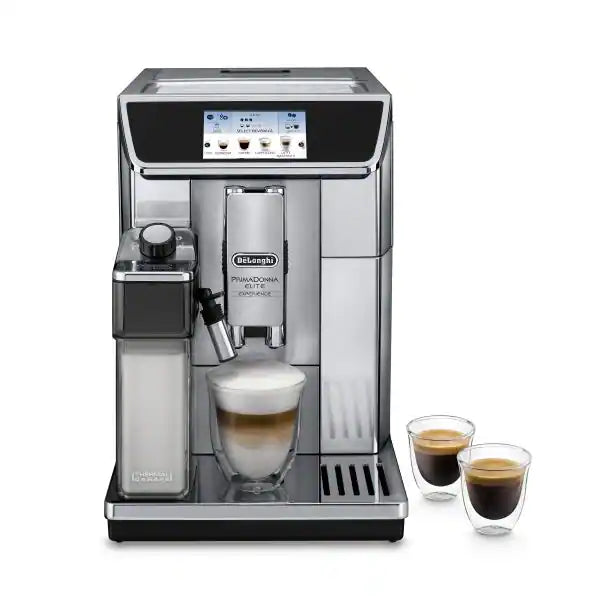 Delonghi Primadonna Elite Experience Coffee Machine Silver ECAM650.85.MS