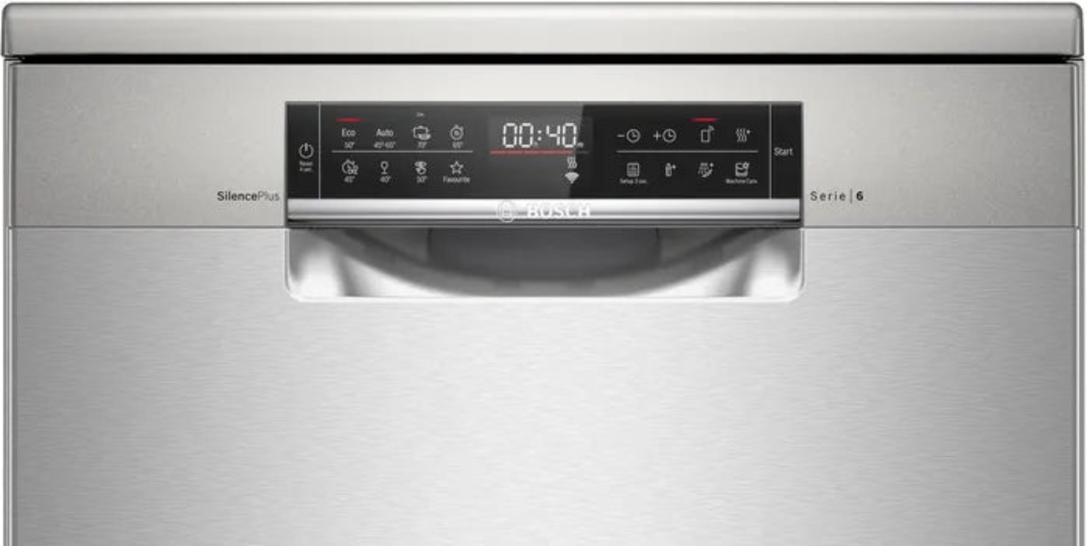 Bosch 13 Place Setting Dishwasher Stainless Steel SMS6HCI01Z