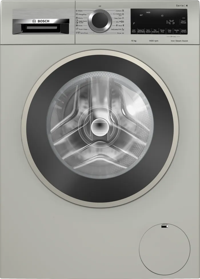 Bosch 10kg Series 4 Front Loader Washing Machine Silver WGA2540XZA