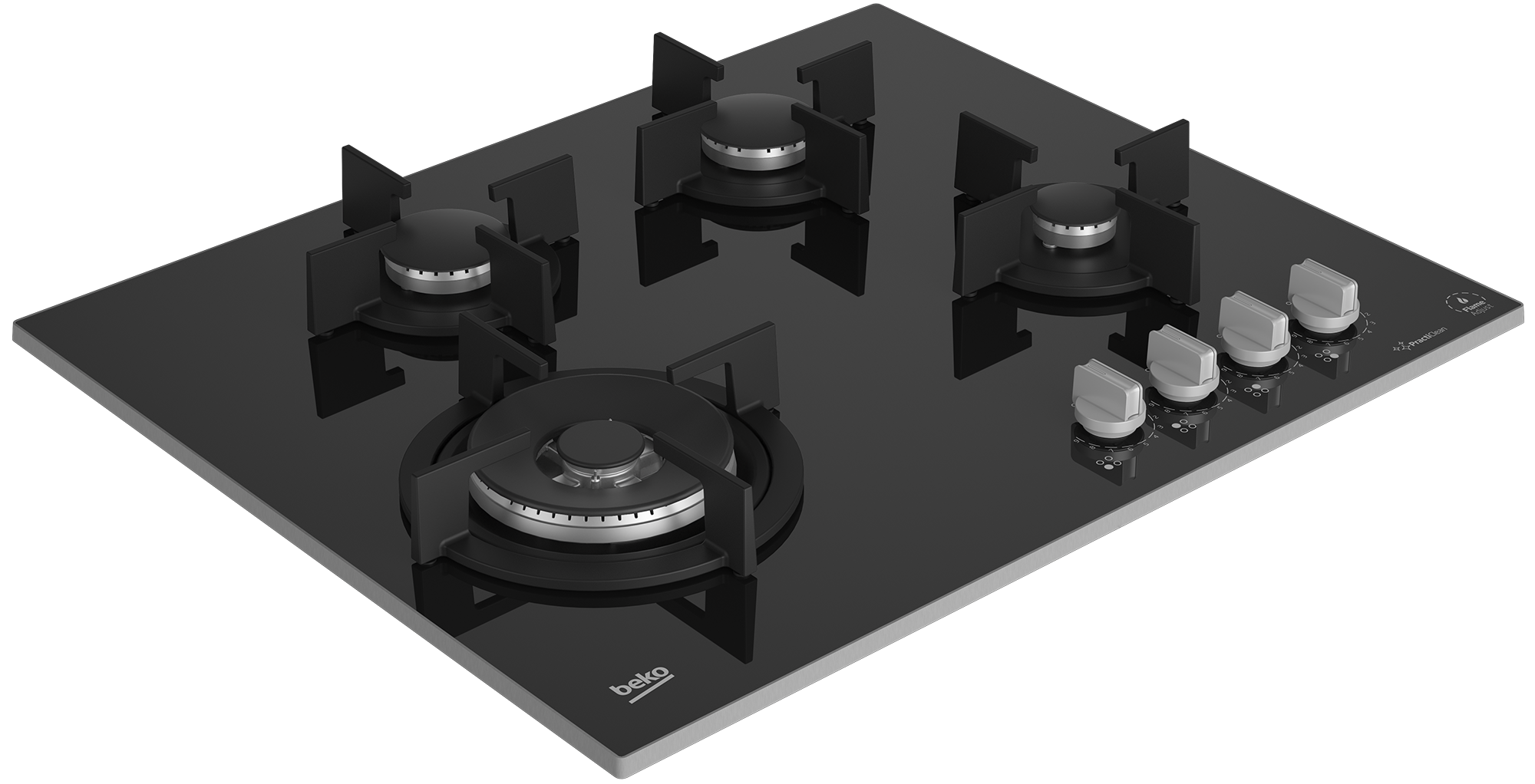 Beko 65cm Gas on Glass Hob Black MACM11B