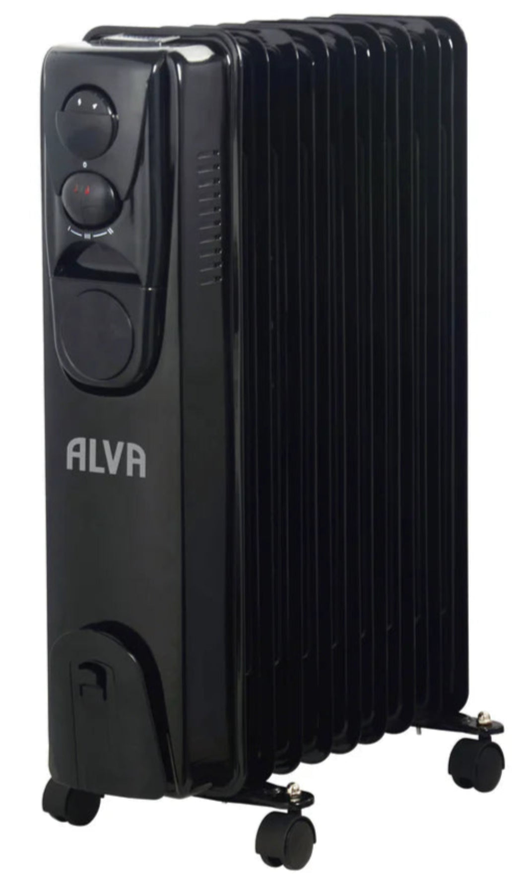 Alva 9 Fin 2000W Oil Heater Black AOH201-9