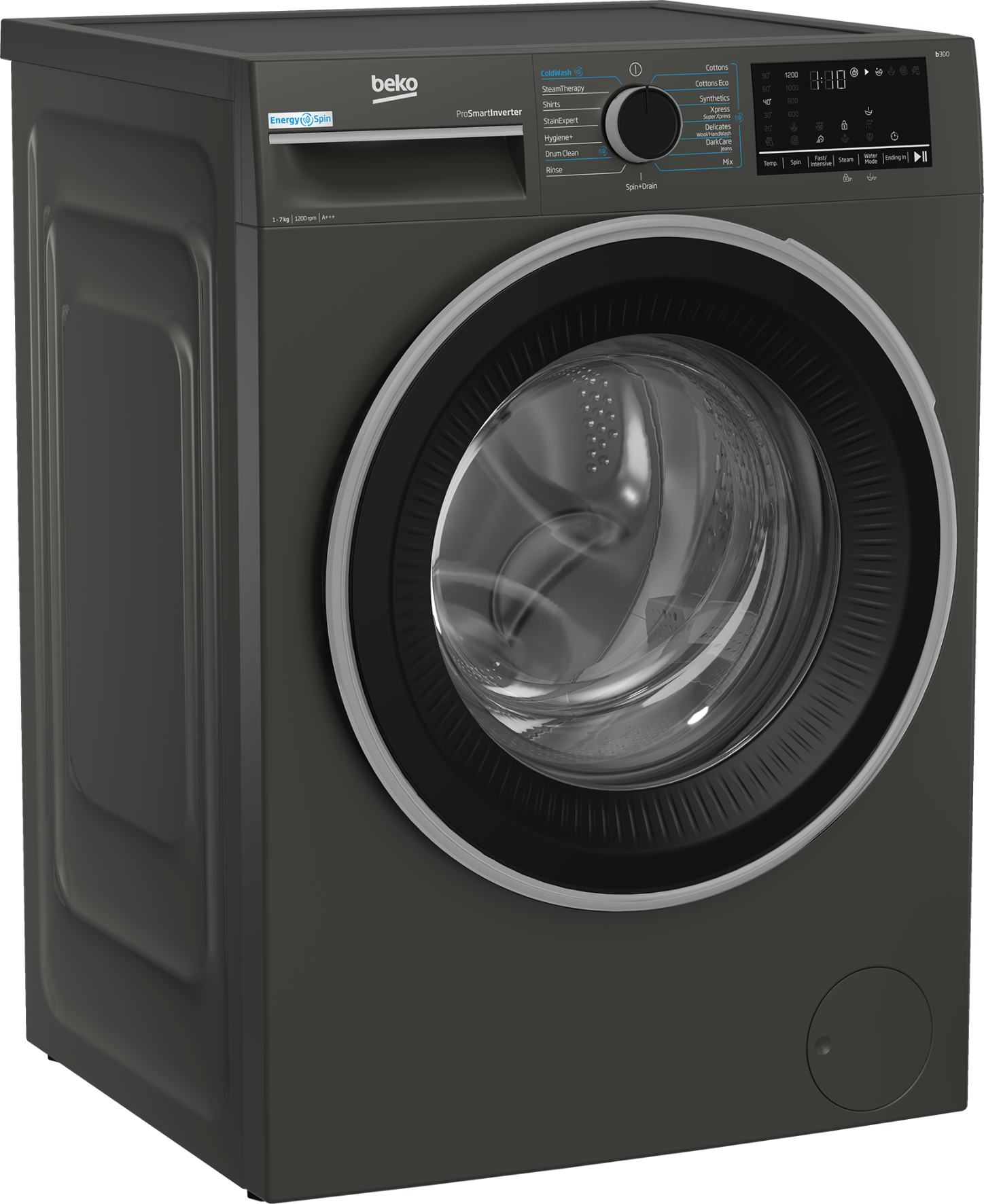 Beko 7kg Front Loader Washing Machine Twilight Grey BAW206