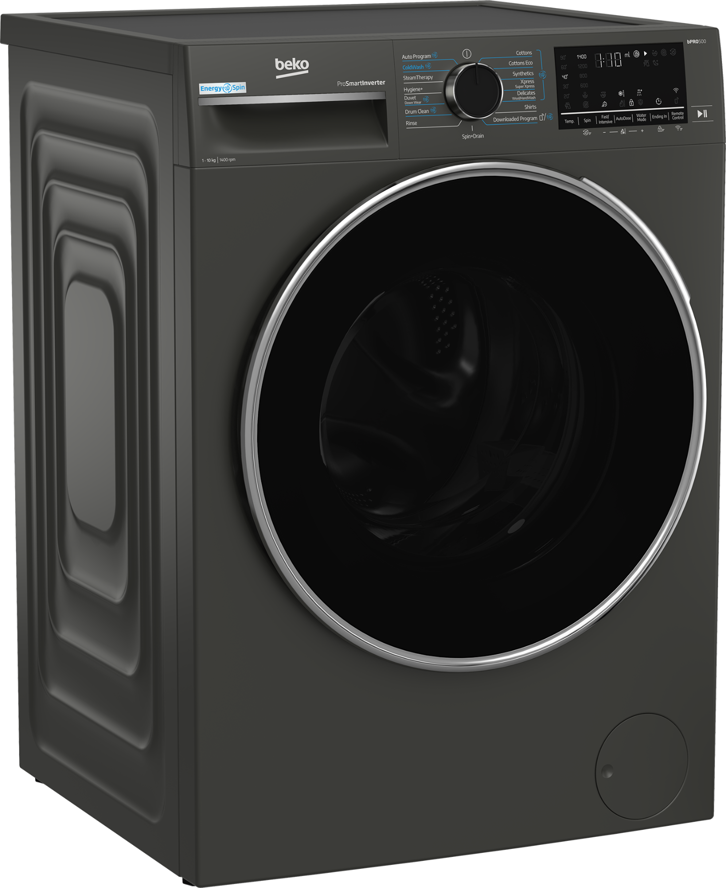 Beko 10kg Front Loader Washing Machine Twilight Grey BAW209