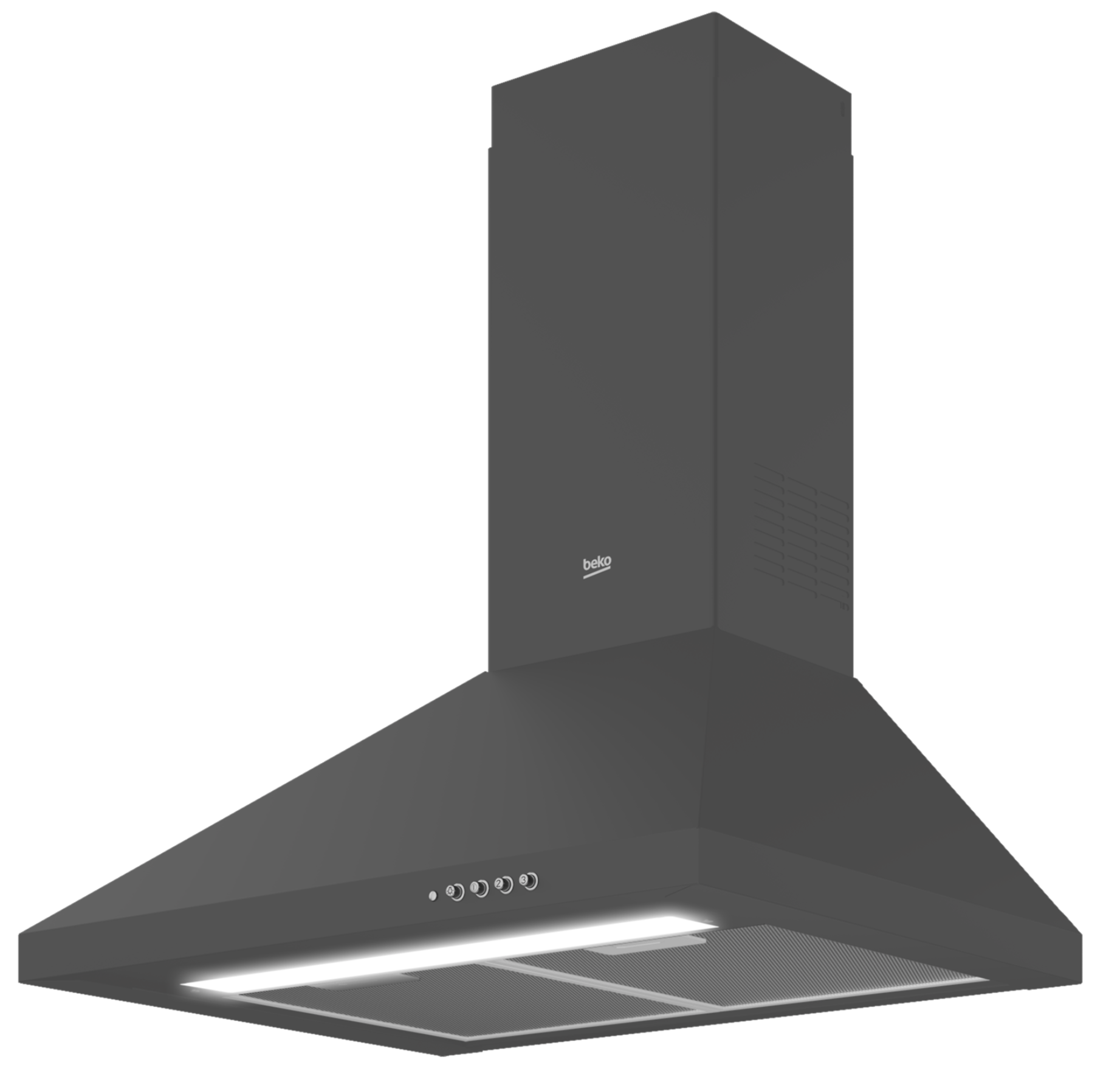 Beko Cookerhood Black CWB6441AN