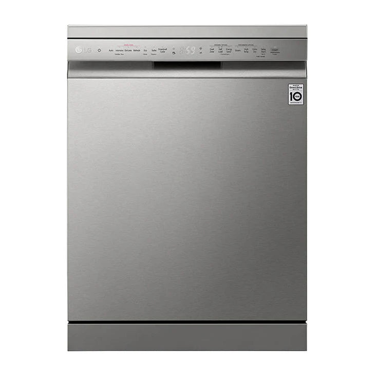 LG 14 Place Setting QuadWash Dishwasher Platinum Silver DFC532FP