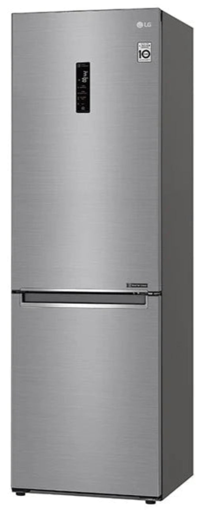 LG 374L Fridge Freezer Platinum Silver GC-B459NLXM