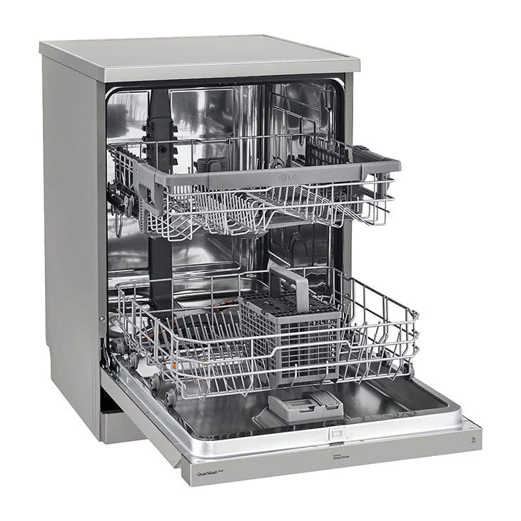 LG 14 Place Setting QuadWash Dishwasher Platinum Silver DFC532FP