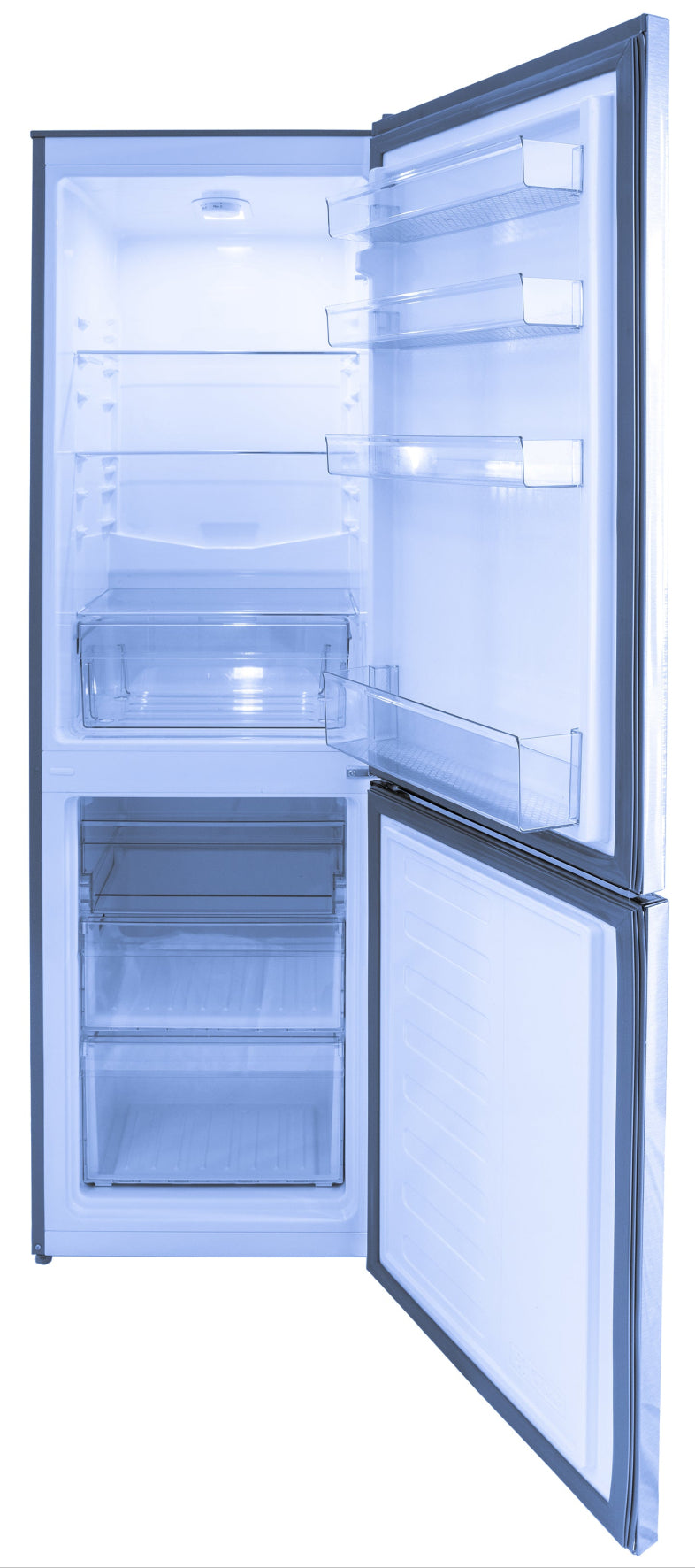 Defy 250L Fridge/Freezer Metallic DAC473