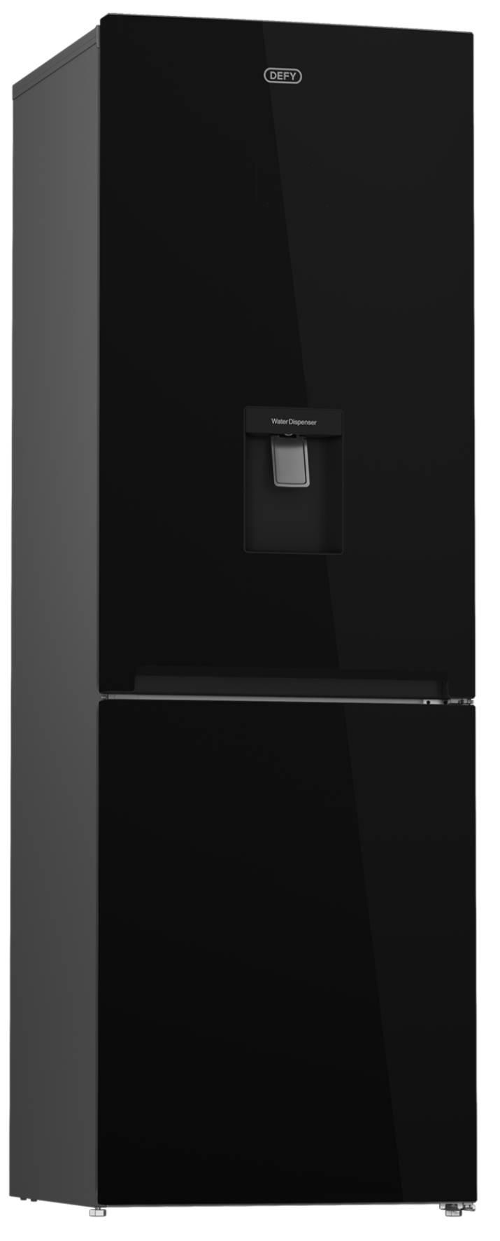 Defy 350L Fridge/Freezer Black DAC652