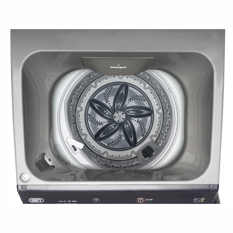Defy 8kg Top Loader Washing Machine Metallic DTL165