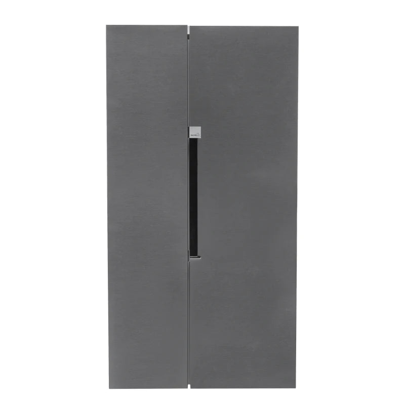 Defy 559L Side By Side Naturelight Fridge Metallic DFF536