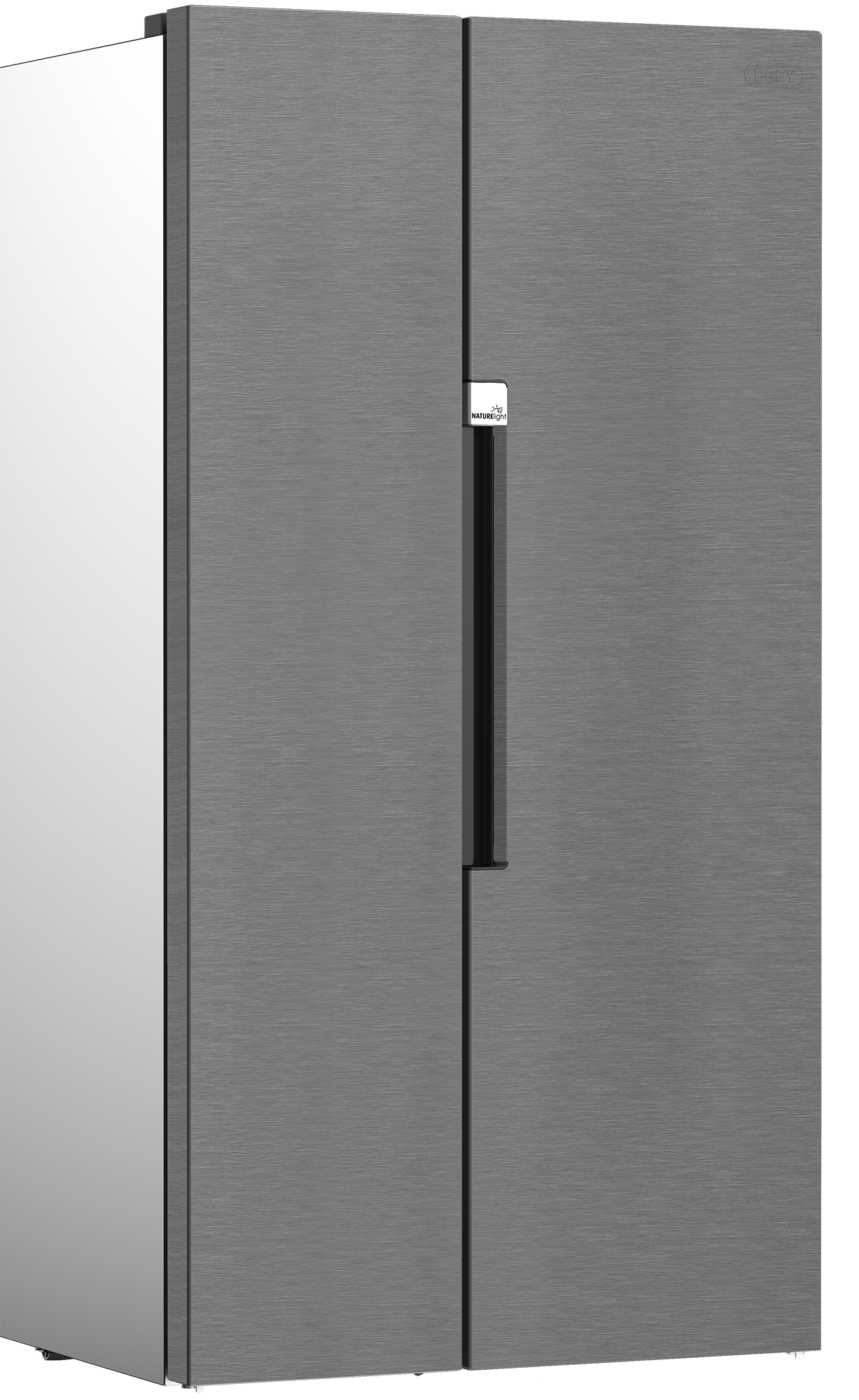 Defy 559L Side By Side Naturelight Fridge Metallic DFF536