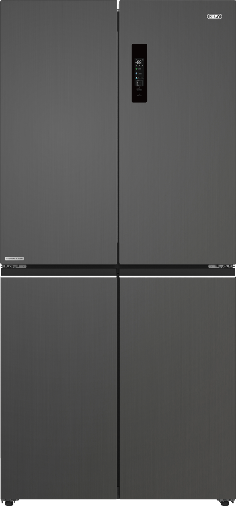 Defy 601L Multi Door Fridge Dark Inox DFF590