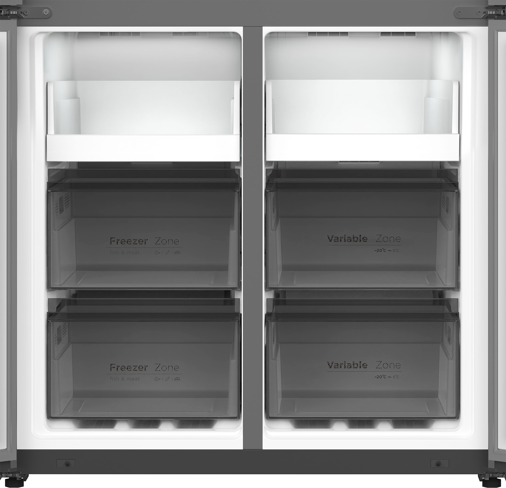Defy 601L Multi Door Fridge Dark Inox DFF590