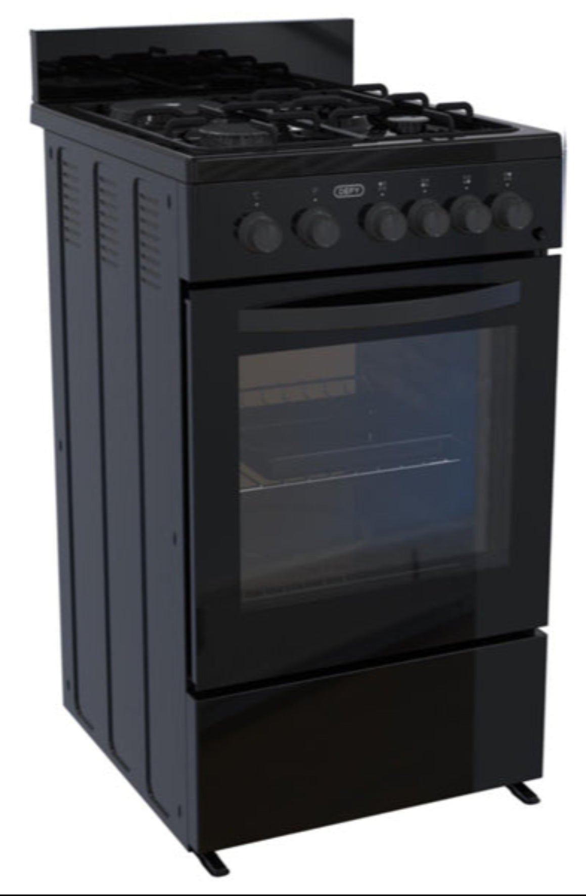 Defy Gas Electric Stove Black DGS578