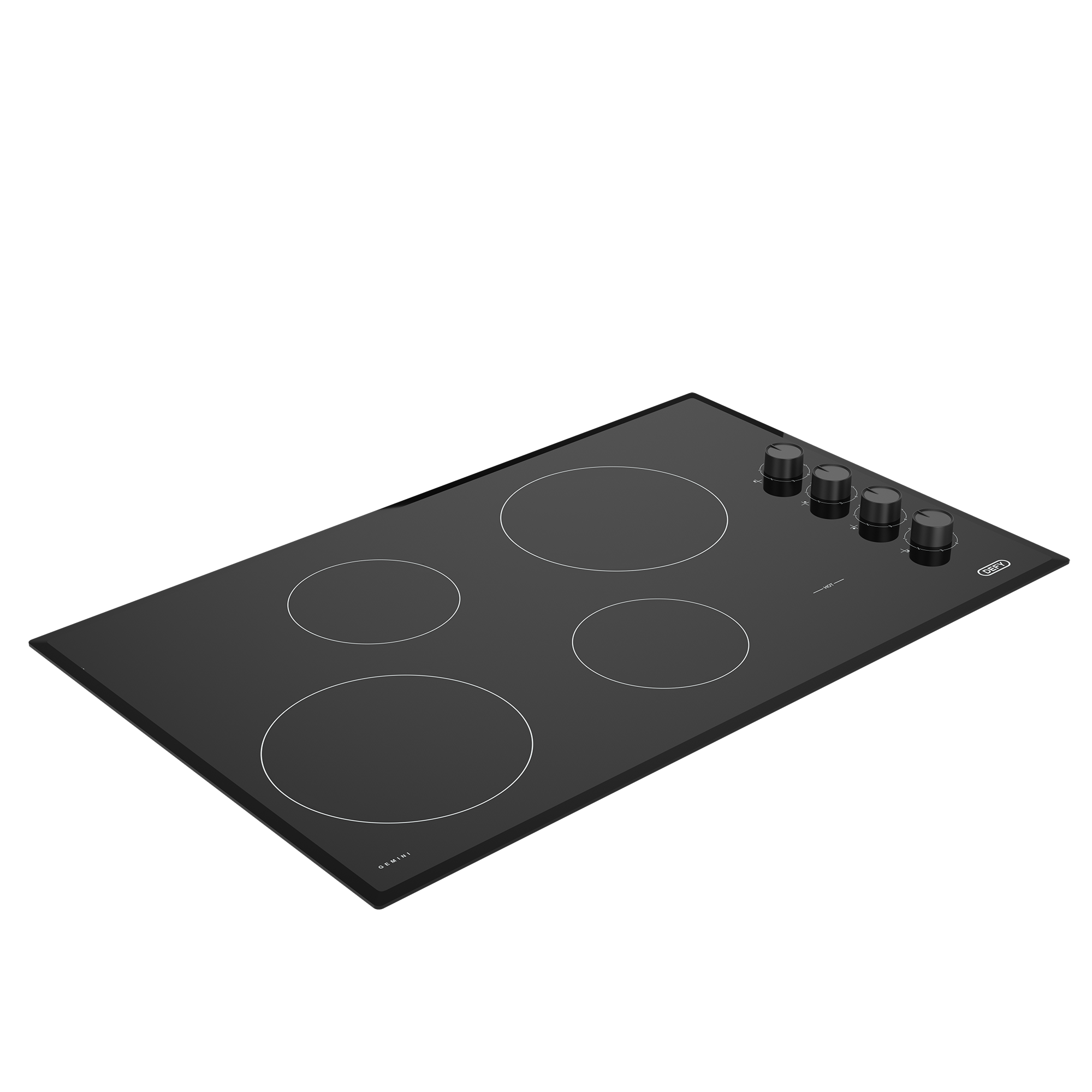 Defy Ceramic Hob Black DHD413