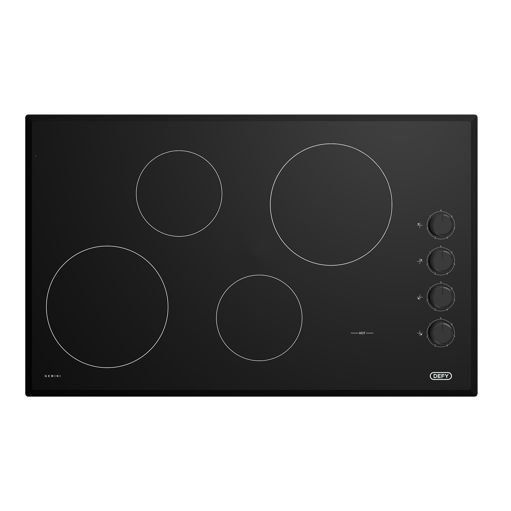Defy Ceramic Hob Black DHD413