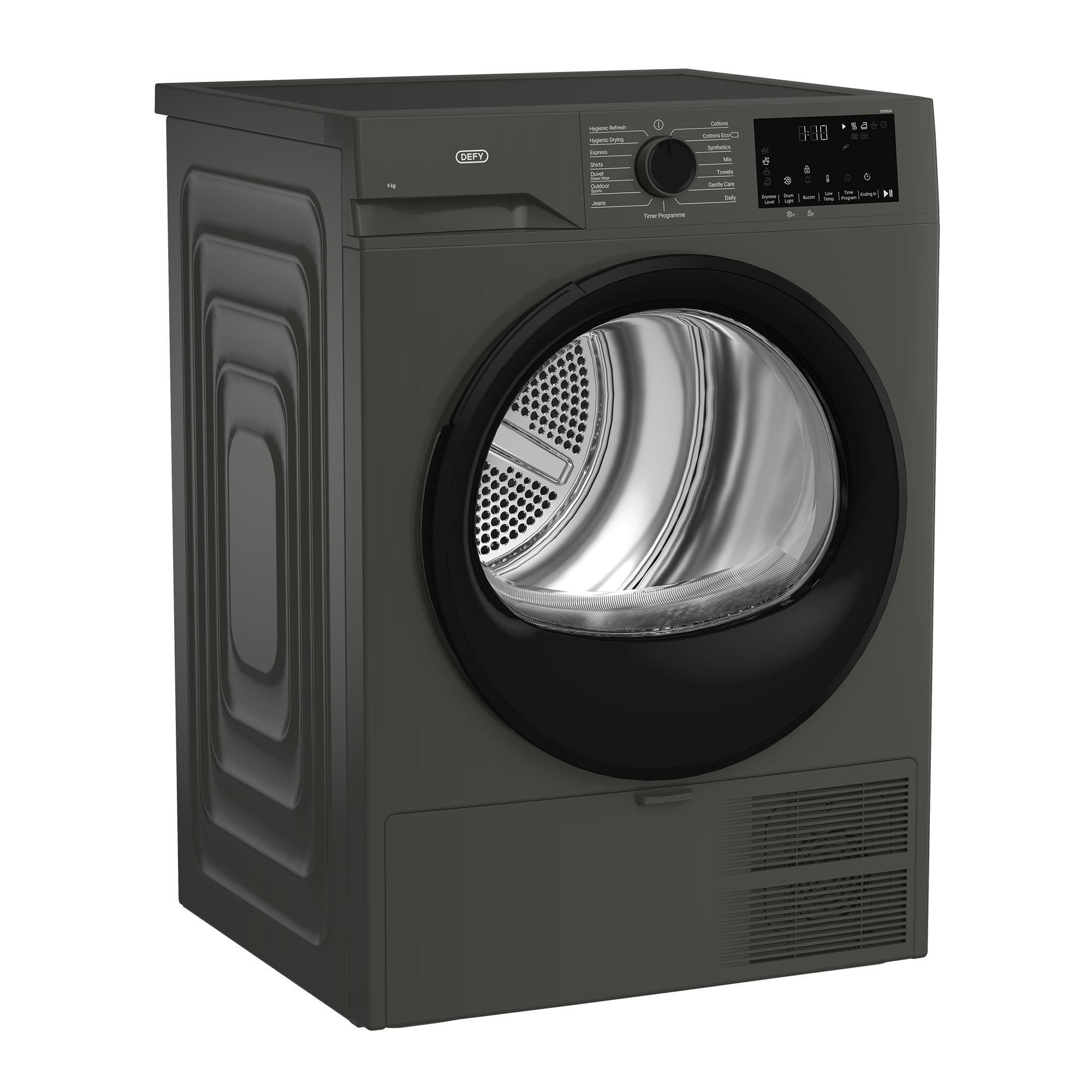 Defy 9kg Heat Pump Tumble Dryer Grey DTD324