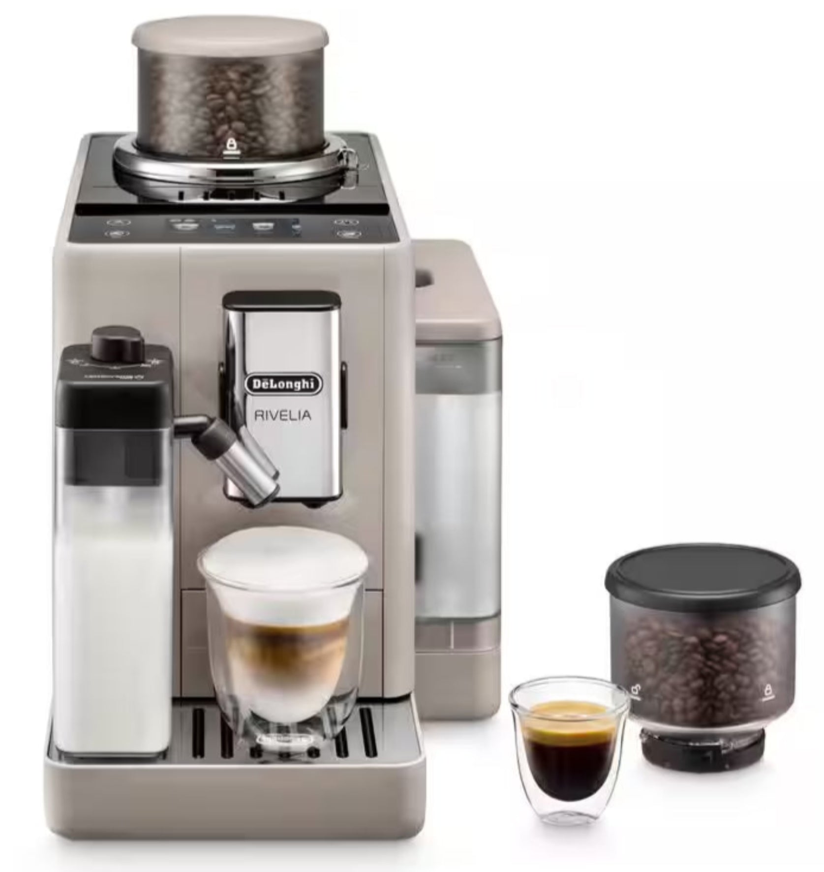 Delonghi Rivelia Bean to Cup Coffee Machine Beige - EXAM440.55.BG