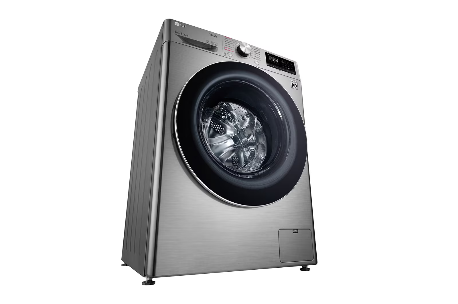 LG 10.5/7KG Front Loader Combo Washing Machine Silver F4V5RGP2T