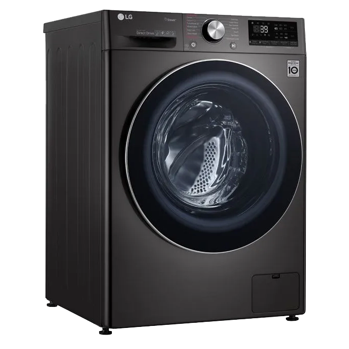 LG 12kg Front Loader Washing Machine Black F4V9BWP2E