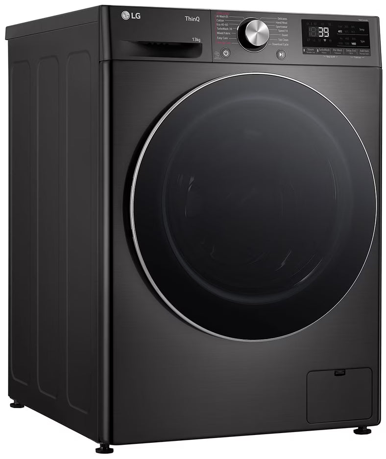 LG 13Kg Front Loader With AI DD +Steam Black Finish F4Y9LWP2ZB