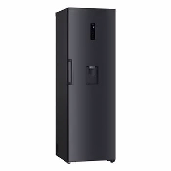 LG 380L Pigeon Pair Upright Fridge Matte Black GC-F411EQDM