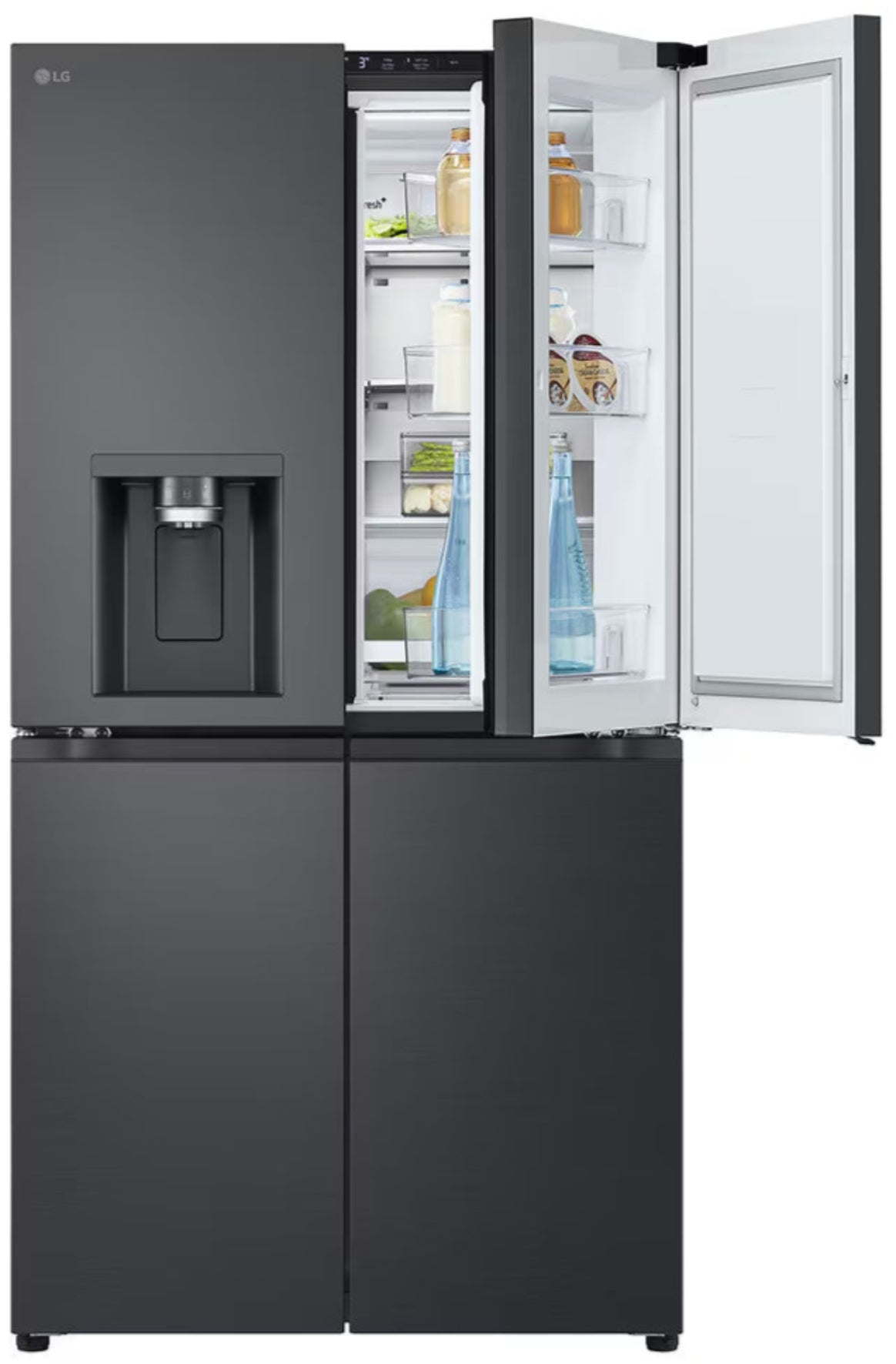 LG 679L Multi Door Fridge Black GC-J24FFCBB