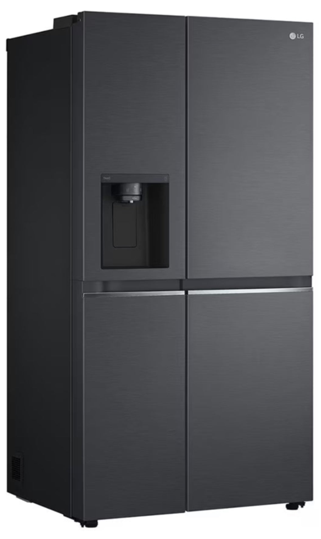 LG 611L Side by Side Fridge Black GC-L257SQSL