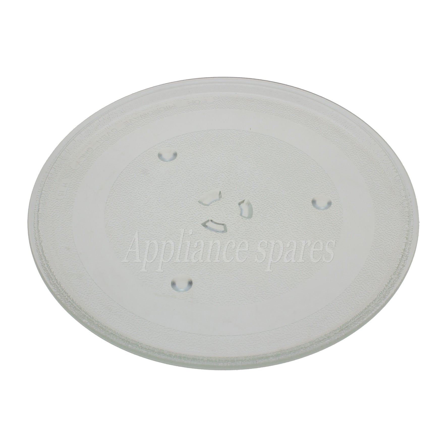 Microwave Turntable Glass Plate – Fits Russell Hobbs & Sainsburys, 255mm Diameter