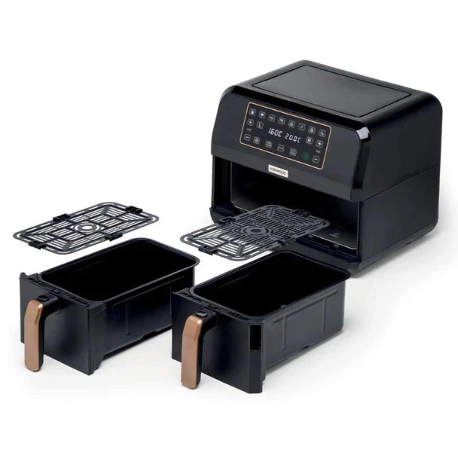 Kenwood Dual Air Fryer Rose Gold HFP70