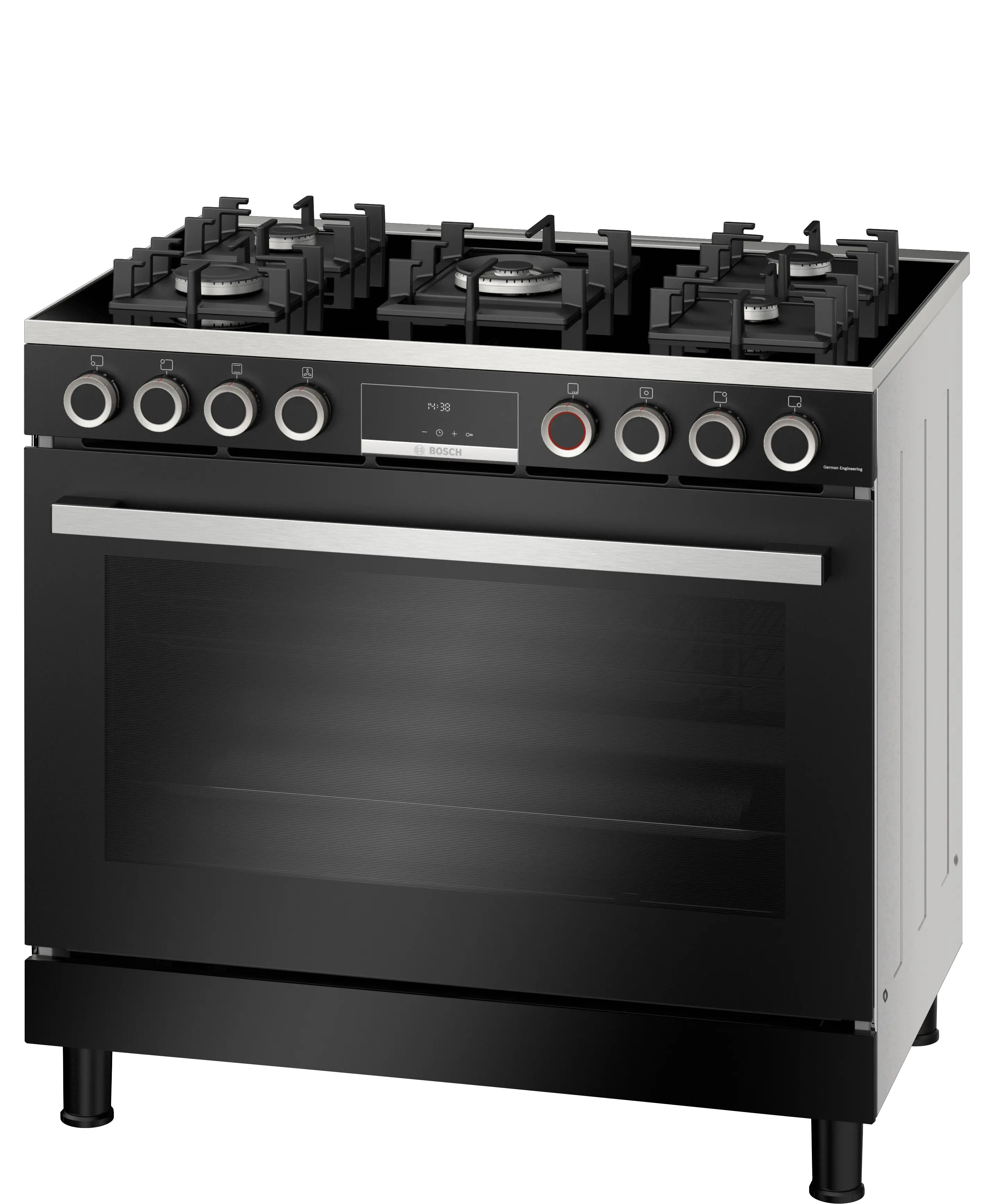 Bosch Series 8 Full Gas Stove Black HJYGGXV60Z