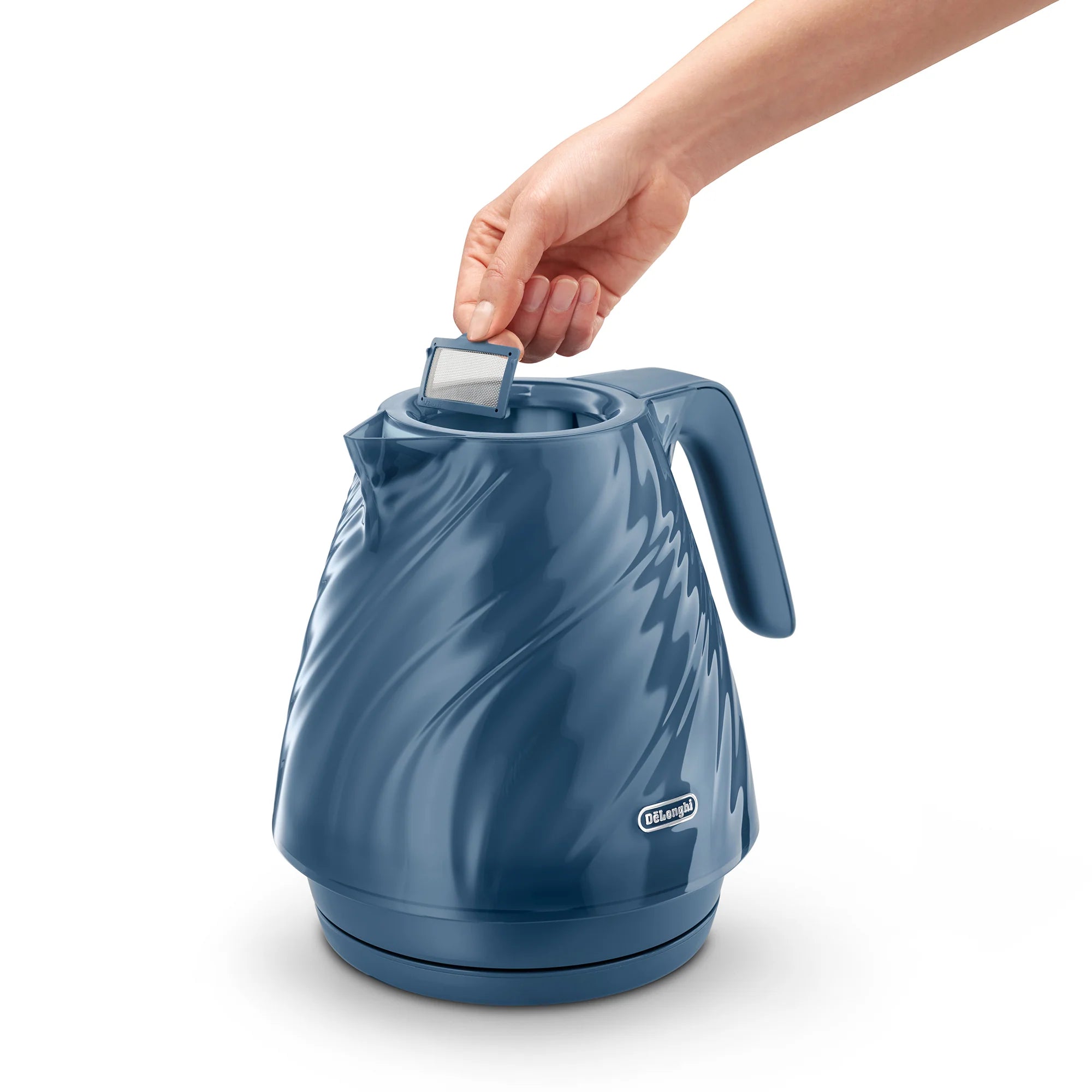DeLonghi 1.7L Ballerina Seta Kettle Silk Blue KBDS3001.BL