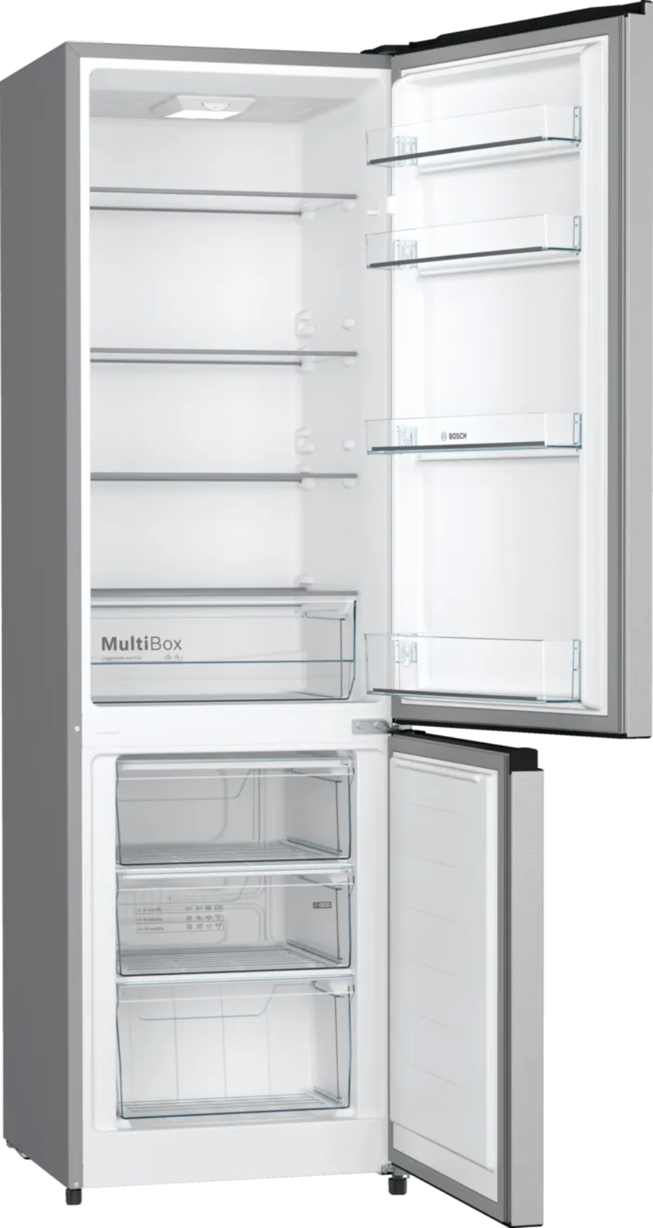 Bosch 264L Fridge/Freezer Stainless Steel KGV33NL1AZ