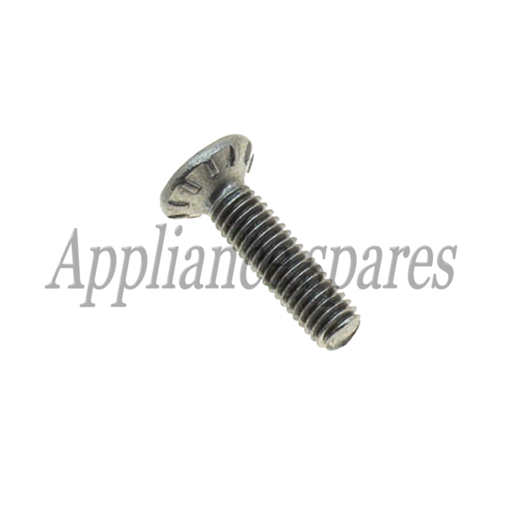 Metal screw on a white background with 'Appliance Spares' text.