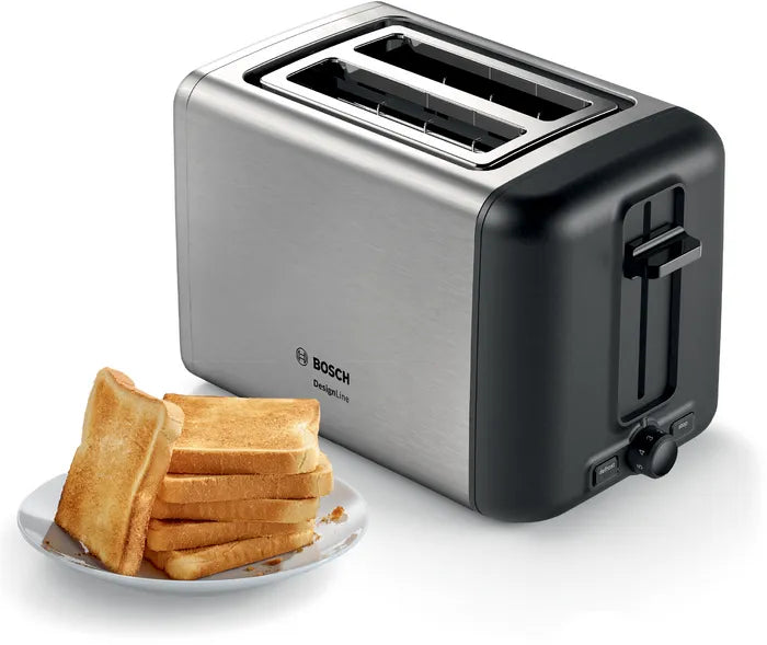 Bosch 2 Slice Toaster Stainless Steel TAT3P420
