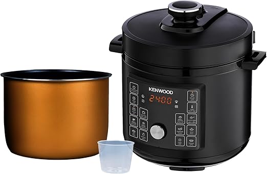 Kenwood 6L Pressure Cooker 16-in-1 Multifunctional Cooker Black PCM90.000BK