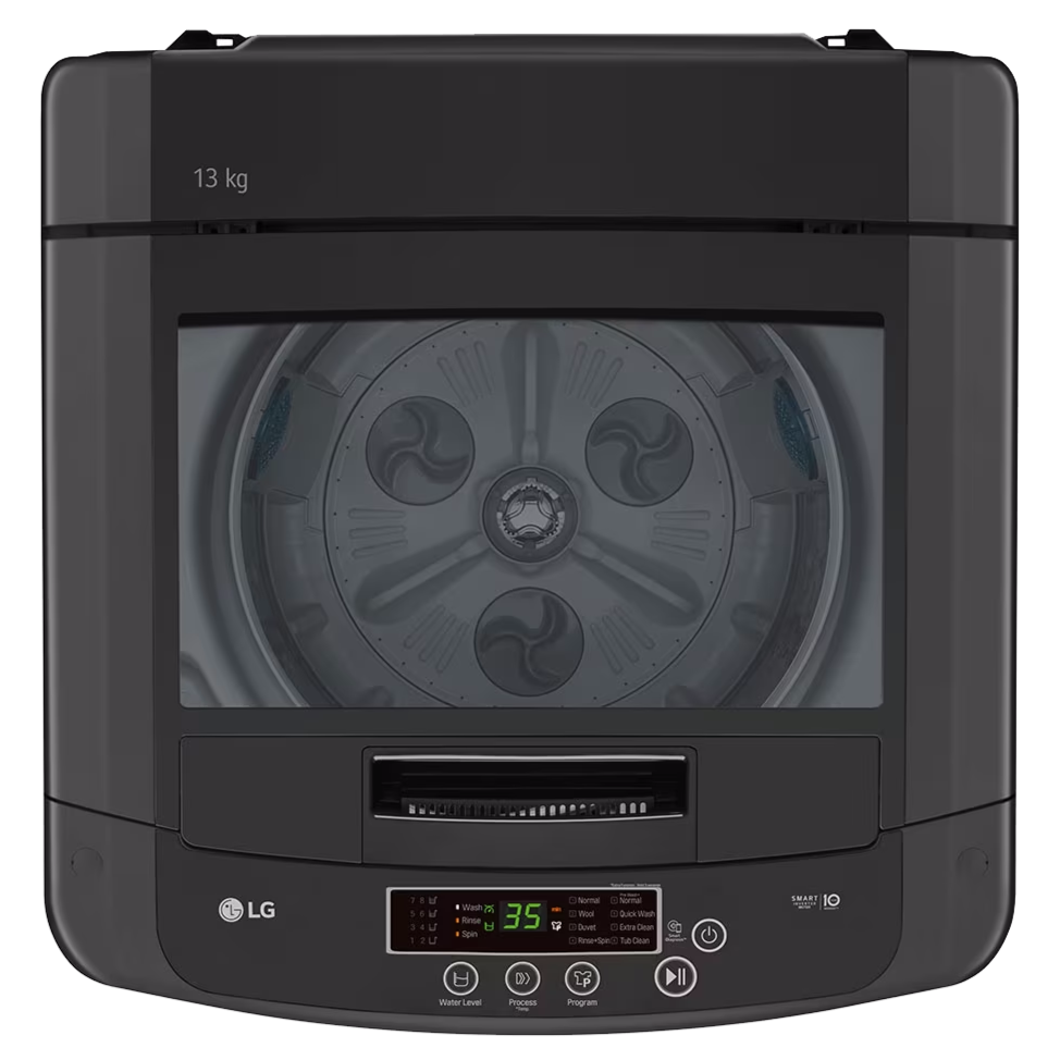 LG 13kg Top Loader Washing Machine Middle Black T1385NEHT2