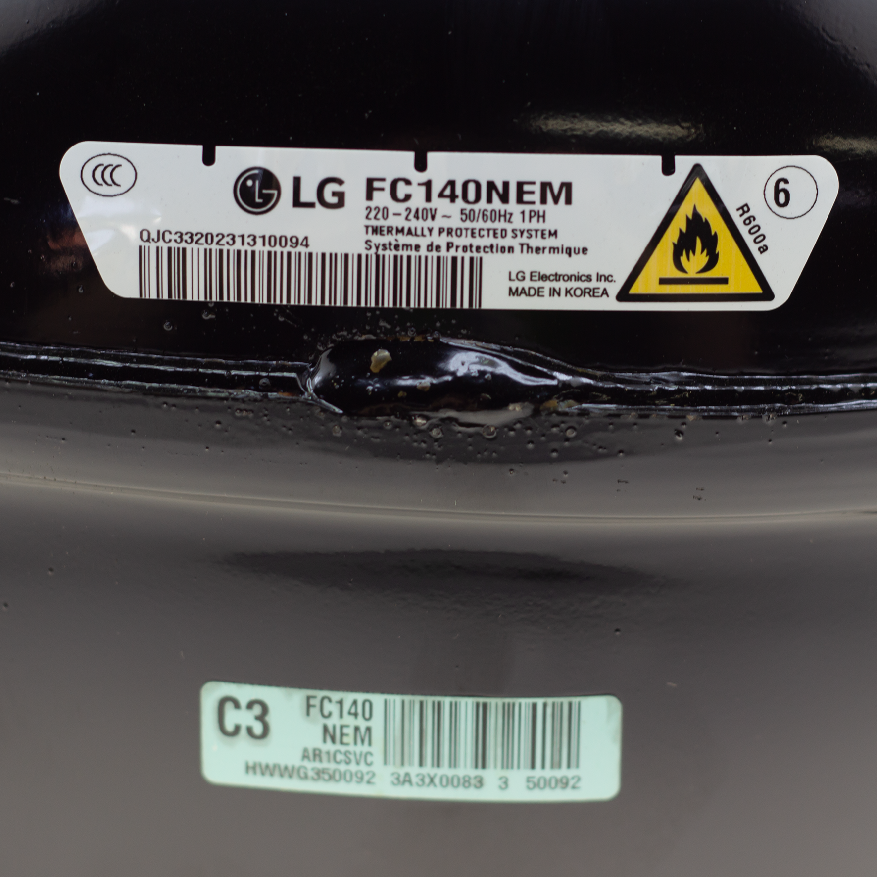 LG Fridge Inverter Compressor