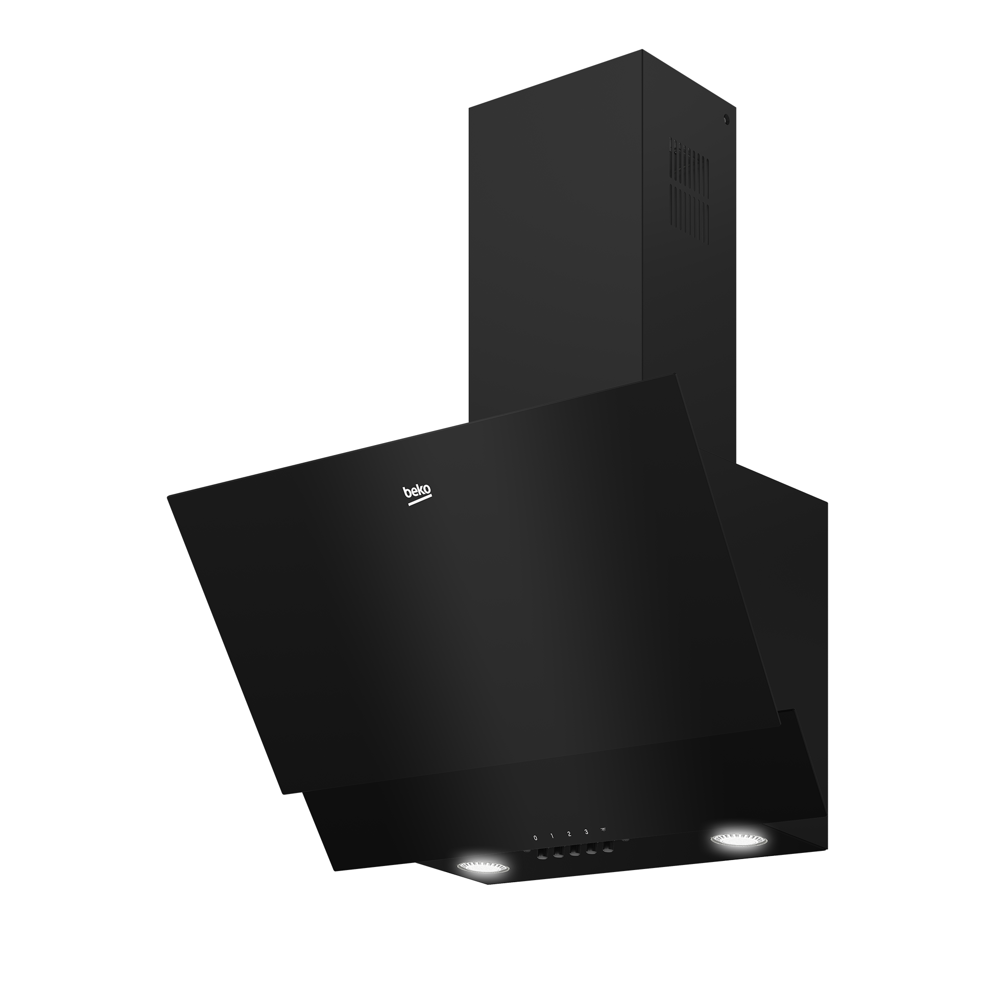 Beko Inclined 60cm Cookerhood Black BHCA62422BBH