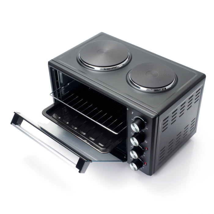 Defy 30L Mini Oven 2 Hotplate Black MOH2330BL