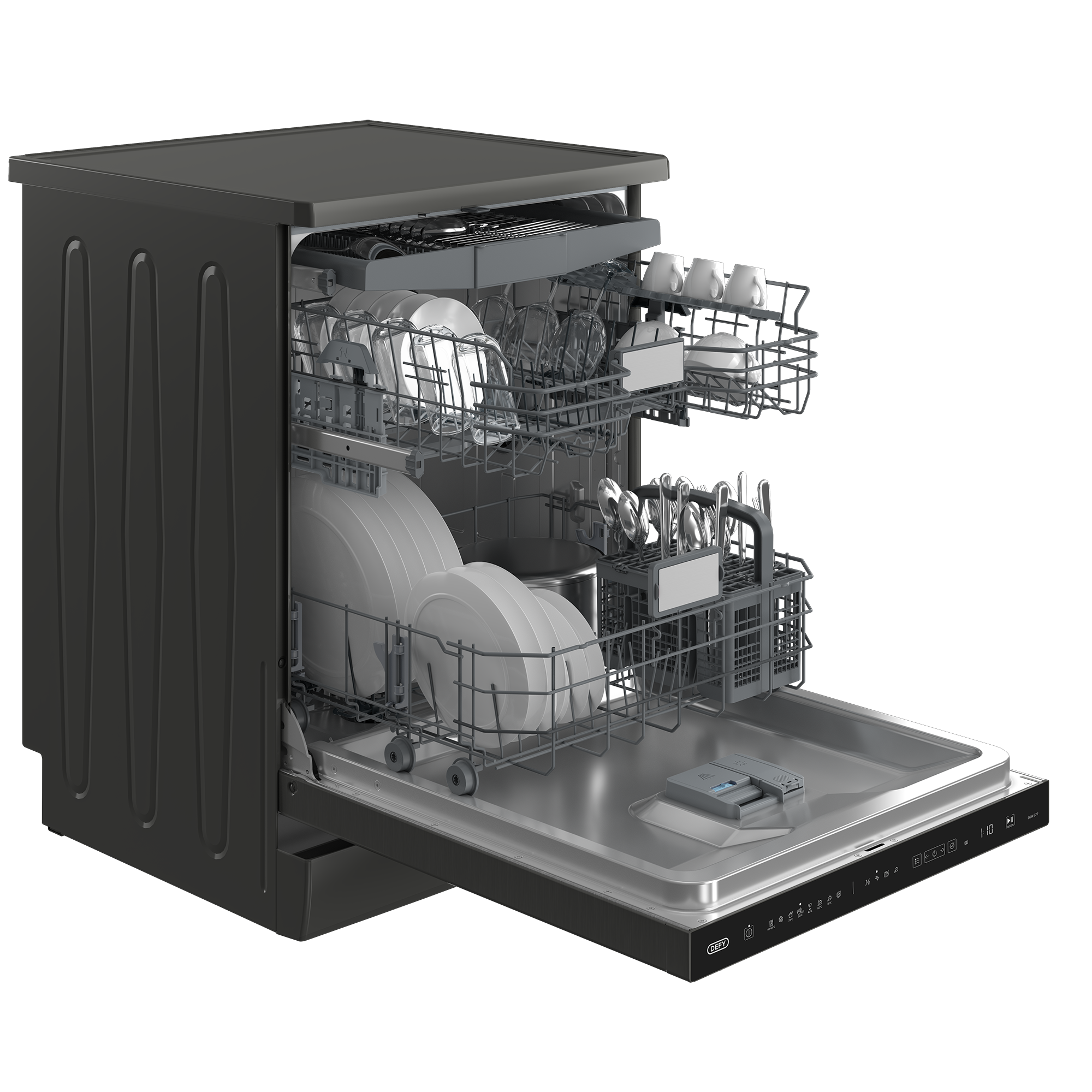 Defy 15 Place Setting Dishwasher Dark Inox DDW377