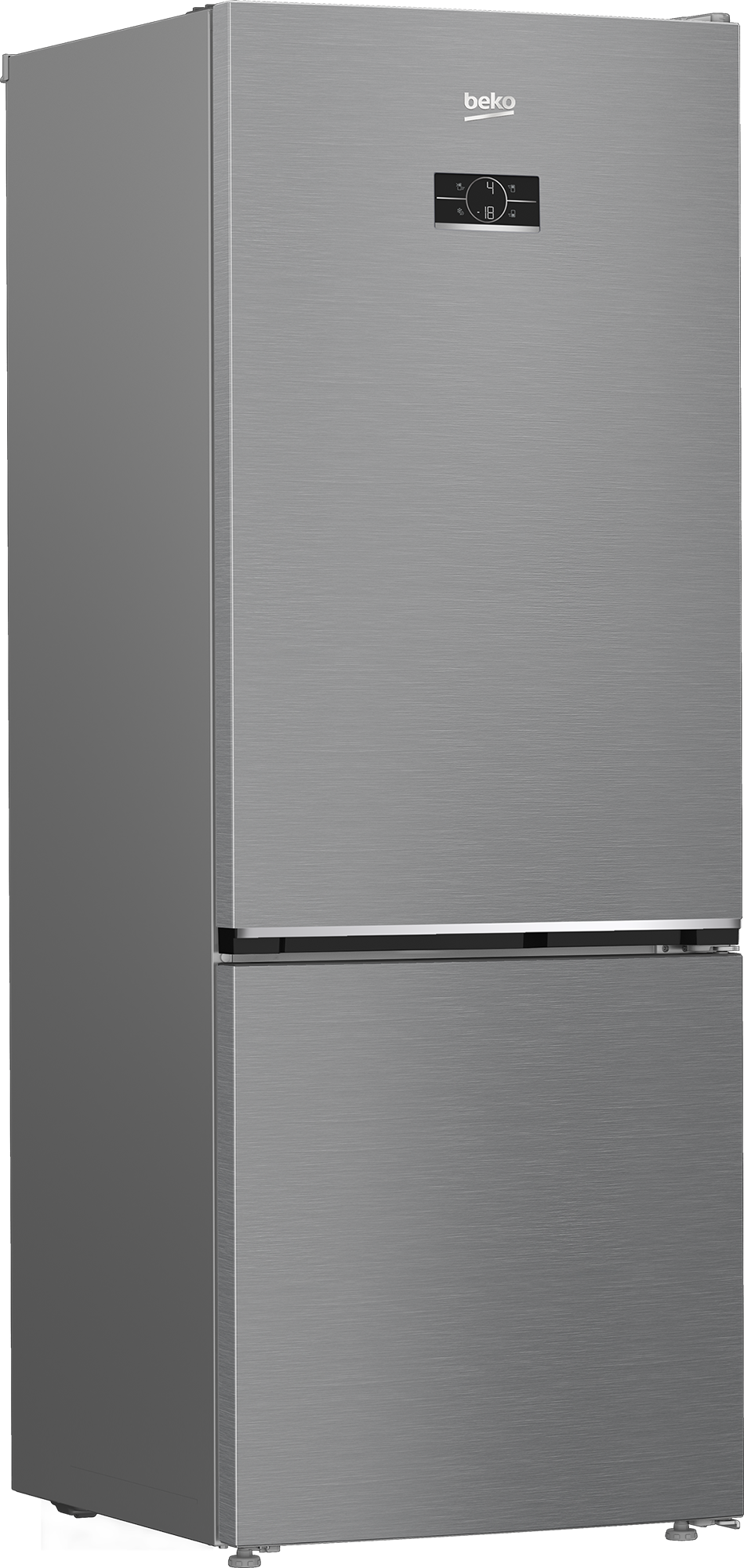 Beko 490L Fridge/Freezer (Bottom Freezer) Brushed Silver B5RCNE565HXP