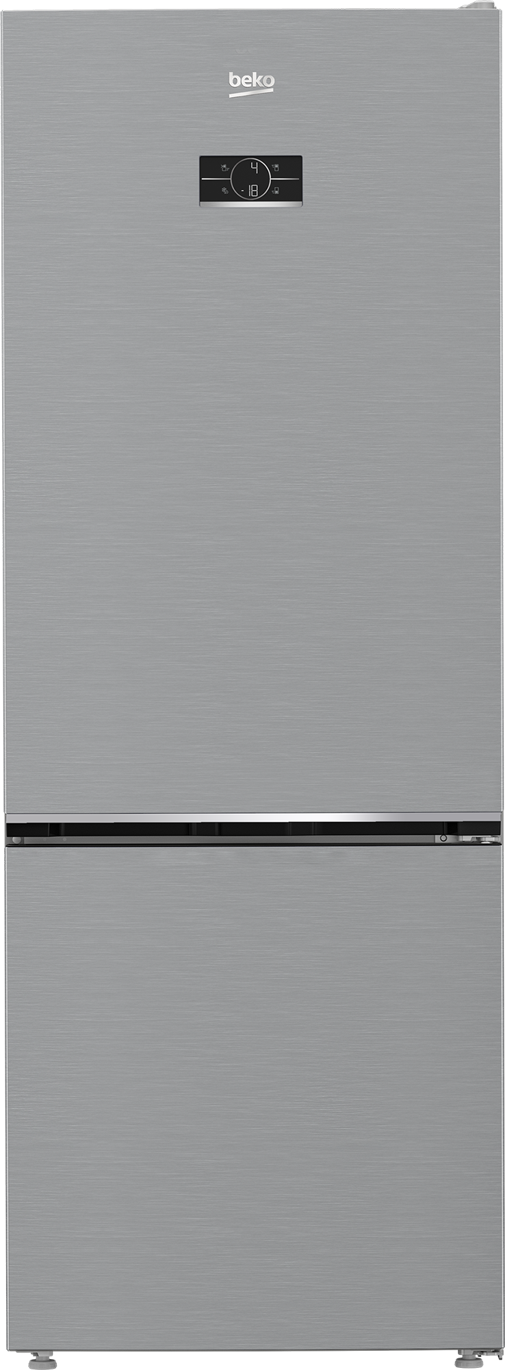 Beko 490L Fridge/Freezer (Bottom Freezer) Brushed Silver B5RCNE565HXP