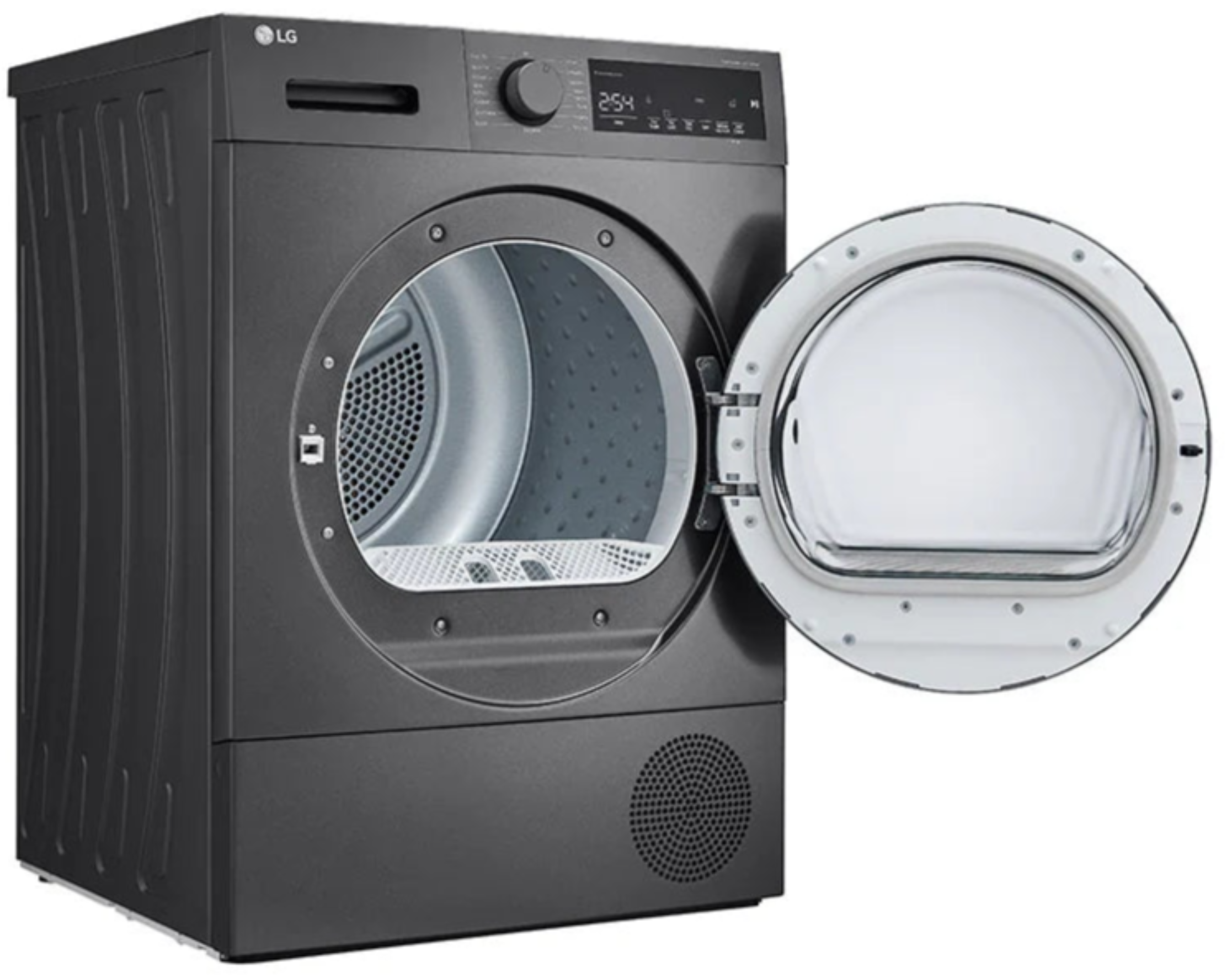 LG 8KG Heat Pump Tumble Dryer Dark Silver RH80T2SP7RM