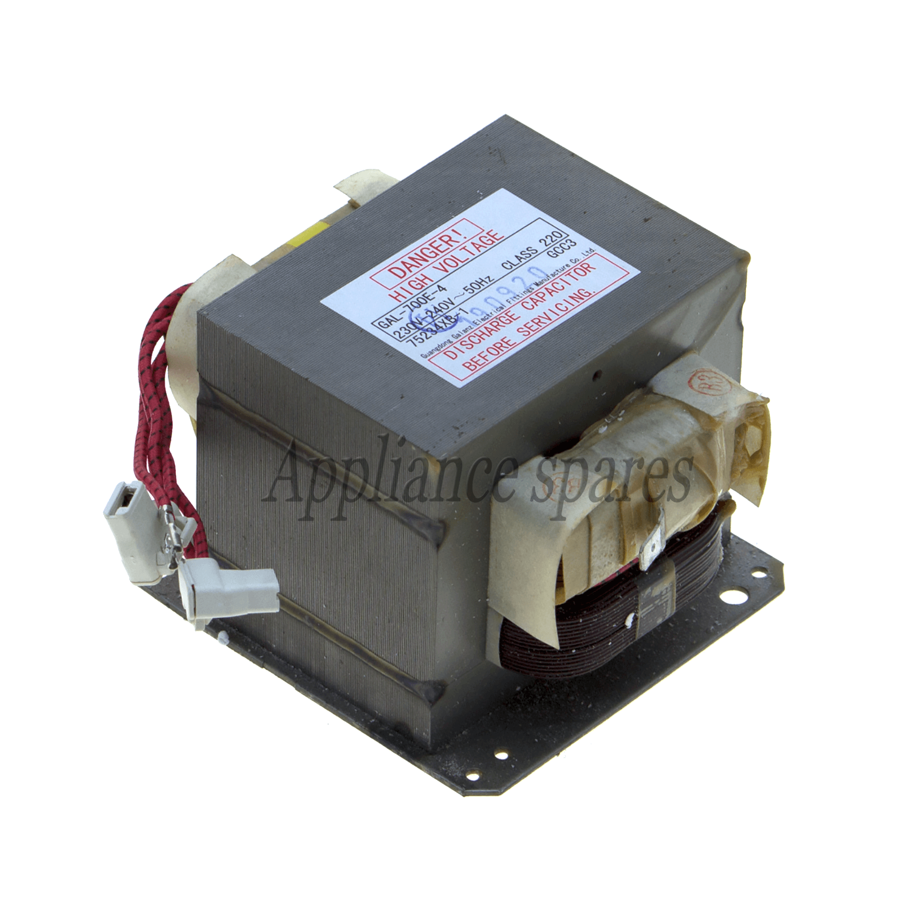 Defy Microwave Oven High Voltage Transformer