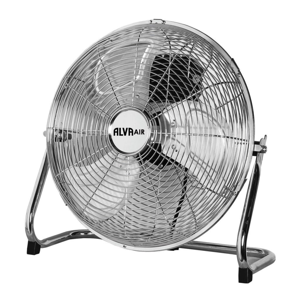 Alva Air Chrome Floor Fan Stainless Steel ACS203