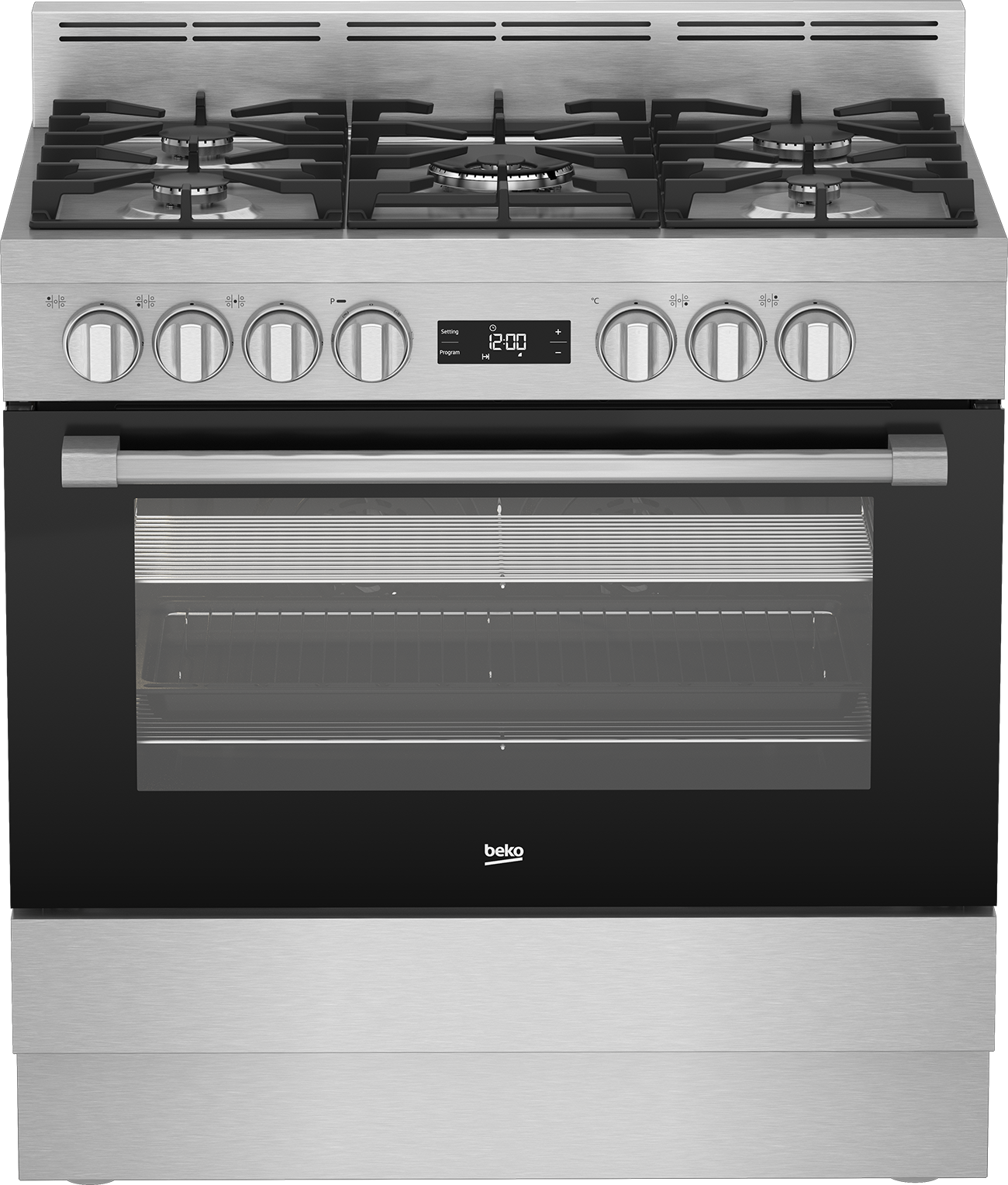 Beko Gas/Electric Stove Stainless Steel BFC916GMX