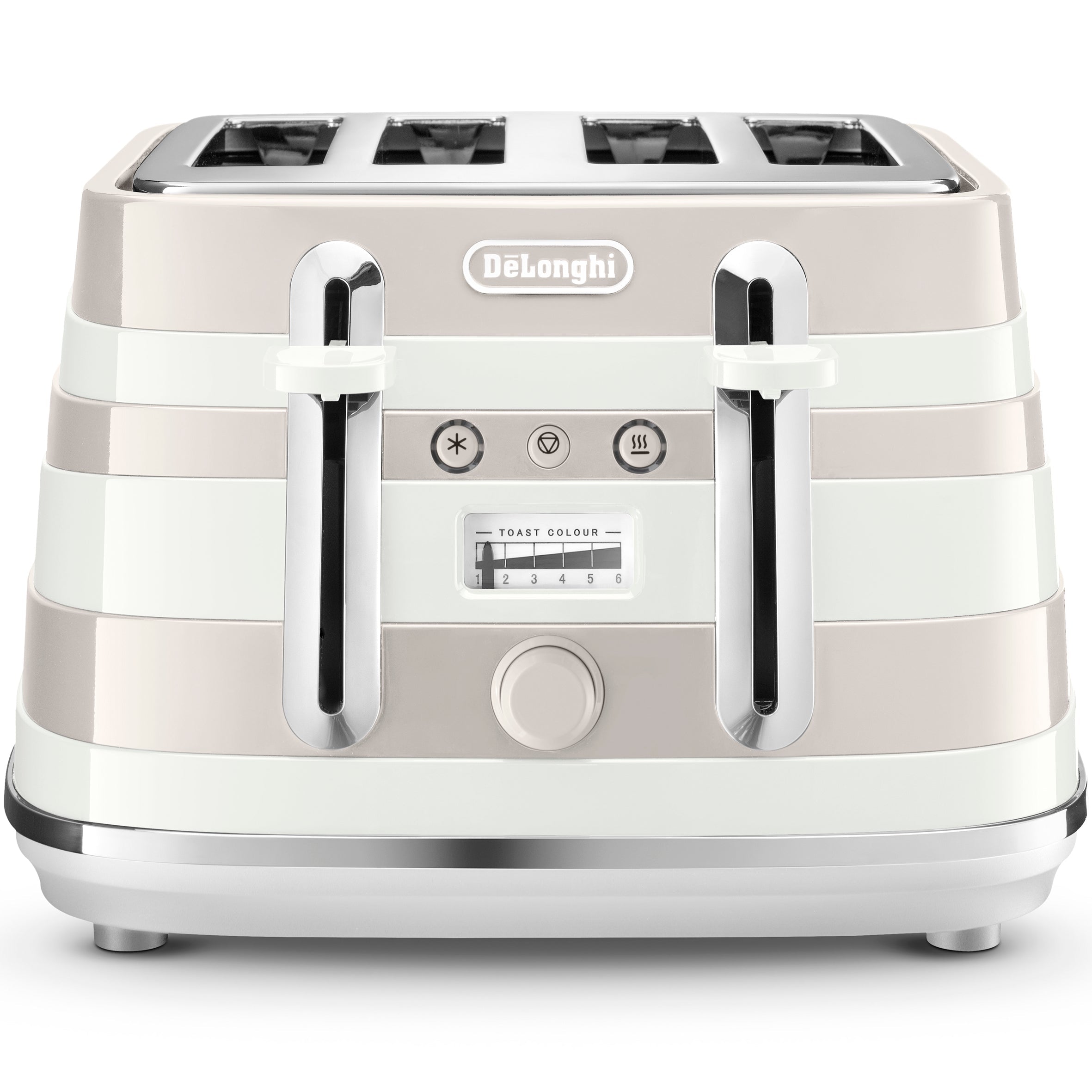 DeLonghi 4 Slice Avvolta Toaster White CTAC4003.W
