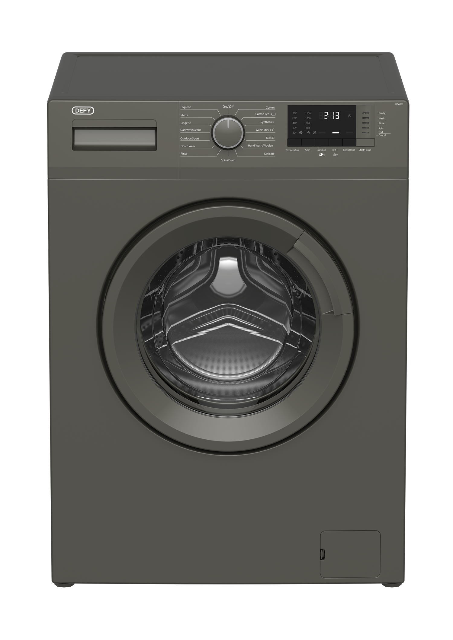 Defy 7kg Front Loader Washing Machine Metallic DAW384 defy-7kg-front-loader-washing-machine-metallic-daw384